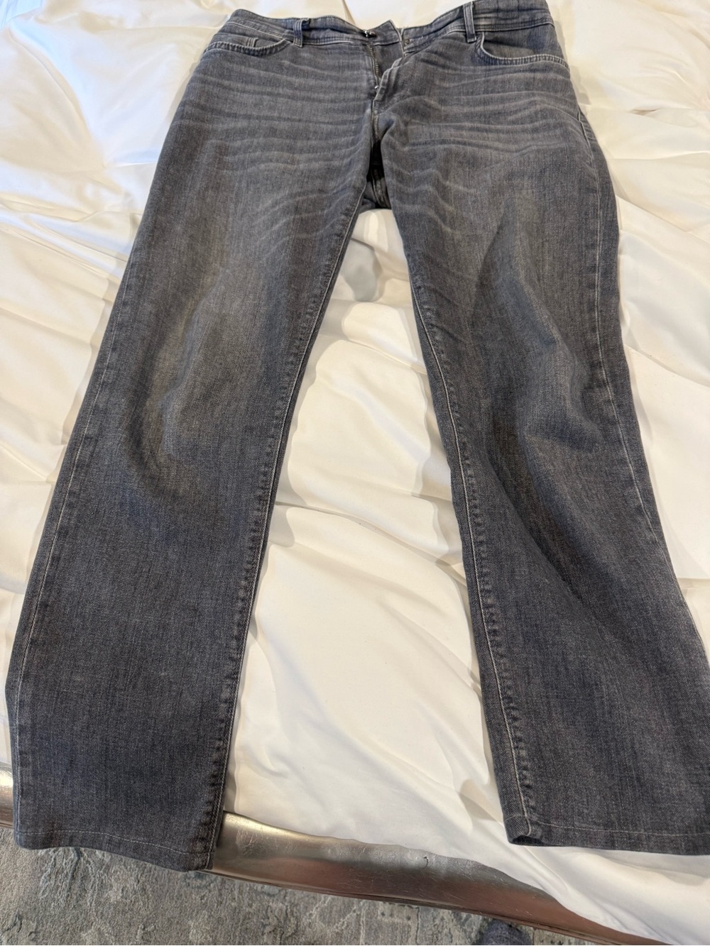 Boggi Milano Men’s Gray Jeans Size 30x29 Altered Italian Designer Denim